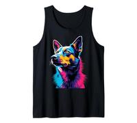 Pop Art Australian Cattle Dog Blue Heeler Lovers Canotta