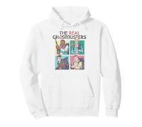 Pop Art Character Squares Classic 80's Cartoon Felpa con Cappuccio