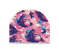 Pop Art Gorilla Stars - Portatovaglioli in tessuto acrilico per bar da picnic, dispenser di tovaglioli autoportante, decorazione moderna per la casa per feste, matrimoni, eventi
