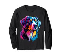 Pop Art Grande Svizzera Mountain Dog Amanti Maglia a Manica