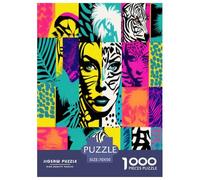 Pop Art Jigsaw Puzzle Impossibili 1000Pcs Decorazione Per La Casa. Rilassamento E Intelligence Per Adulti E Bambini Da 12 Anni 70x50cm/1000pcs