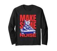 Pop Art - Make Some Noise Cat DJ Maglia a Manica