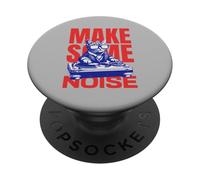 Pop Art - Make Some Noise Cat DJ PopSockets PopGrip Adesivo