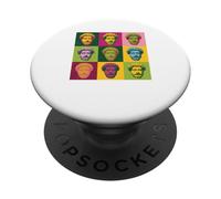 Pop-Art Marco Aurelio Marcus Aurelius Stoicismo PopSockets PopGrip Adesivo