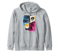 Pop Art Pensare Fuori La Scatola Retro 60 Grafica Vintage Comic Felpa con Cappuccio