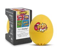 Pop Art PiepEi - Timer per uova cantanti da cucinare, cuociuova per 3 gradi di durezza, arte moderna, cuoco divertente, musica Eggtimer - Brainstream