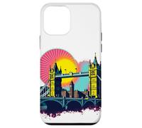 Pop Art retrò del Tower Bridge Custodia per iPhone 12 mini