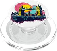 Pop Art retrò del Tower Bridge PopSockets PopGrip per MagSafe