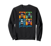 Pop Art Style Great Dane Nonna Felpa