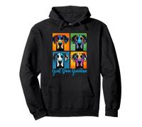 Pop Art Style Great Dane Nonna Felpa con Cappuccio