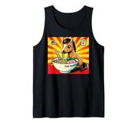 Pop Arte Giapponese Noodle Amante Carino Cavallo Puledro Ramen Canotta