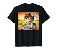 Pop Arte Giapponese Noodle Amante Carino Cavallo Puledro Ramen Maglietta