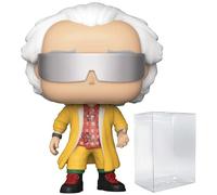 POP Back to The Future - Doc 2015 [Dr. Emmett Brown] Funko Pop! Vinyl Figure (Bundled con custodia protettiva compatibile Pop Box), multicolore, 9,5 cm