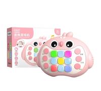 Pop Bubble Up Toys, gioco da spingere rapidamente, divertente gioco sensoriale Fidget con console a spinta rapida, console educativa con luce e musica, per bambini e adulti