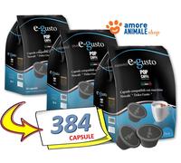 POP Caffè Capsule E-GUSTO - DECA, Decaffeinato → Compatibile Nescafè Dolce Gusto