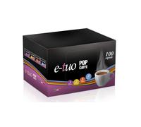 100 Capsule Aroma Vero, Fior Fiore, Lui Pop Caffè E-tuo Miscela Decisa Forte - Pop Caffè