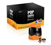 POP CAFFE' MOKA UNO .1 MISCELA INTENSO 100 CAPSULE COMPATIBILI UNO SYSTEM, ILLY E KIMBO