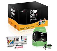Pop Caffe' Moka Uno .2 Cremoso 100 capsule compatibili Uno System, Illy e Kimbo