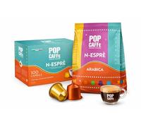 POP CAFFÈ NESPRÈ - 100 Capsule Arabica Compatibili con Nespresso®, Piacere Autentico da Bar, Aroma Profondo e Avvolgente, Crema Perfetta, Espresso Irresistibile Ogni Giorno