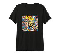 Pop Comics Arte 90 Arte Cultura Illustrazione Arte Maglietta Premium