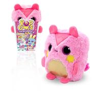 Pop Cones Chewy - Peluche sorpresa in scatola di popcorn con grandi occhi, profumato, braccialetto BFF e opuscolo da collezione