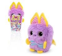 Pop Cones Twisty - Peluche sorpresa in scatola di popcorn con grandi occhi, profumato, braccialetto BFF e opuscolo da collezione