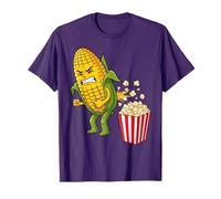 Pop Corn Sarcastic Food Lover Popcorn Costume for Halloween Maglietta