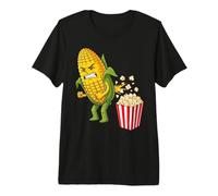 Pop Corn Sarcastic Food Lover Popcorn Costume for Halloween Maglietta Premium