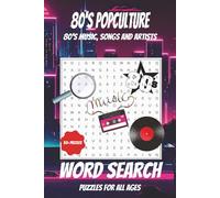Pop Culture - 80's Music Word Search Puzzle Book: Word Searches with Easy to Read Print about 80's Music, Songs, Artists and More I 6x9 inches, 110 ... Holidays, Free Times and Stress Relief