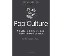 Pop Culture: A Culture & Knowledge Word Search Edition • For Relaxation & Focus