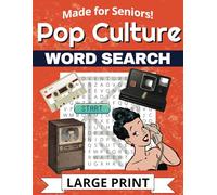 Pop Culture Word Search Puzzle Book: Large Print Easy to Read Word Searches About Pop Culture, Retro TV Shows, Classic Movies and More! | 8.5 x 11 ... Sharp on Vacations, Holidays and Free Times!