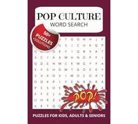 Pop Culture Word Search Puzzle Book: Pop Culture Mania: A Puzzle Adventure Gift for Vacations, Holidays and Freetime