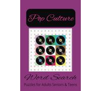 Pop Culture Word Search Puzzle Book: Word Searches with Easy to Read Print about Pop Culture, Entertainment, Music and more - 6x9 inches, 110 pages - ... Gifts for Vacation, Holidays and Free Times