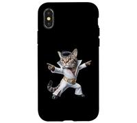 Pop Dancing Cat: l'icona della musica rock e della cultura pop Custodia per iPhone X/XS