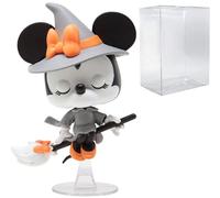 POP Disney: Halloween - Witchy Minnie Mouse Funko Vinyl Figure (Bundled con compatibile pop Box Protector Case), multicolore, 9,5 cm