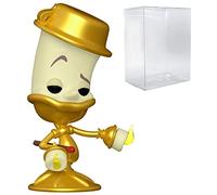POP Disney: La Bella e la Bestia - Lumiere Funko Vinyl Figure (Bundled con custodia protettiva compatibile), multicolore, 9,5 cm