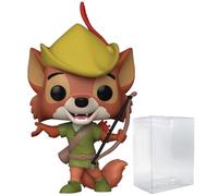 POP Disney: Robin Hood - Robin Hood Funko Vinyl Figure (Bundled con custodia protettiva compatibile), multicolore, 9,5 cm