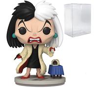 POP Disney: Villains - Cruella de Vil Funko Pop! Vinyl Figure (Bundled con custodia protettiva compatibile Pop Box), multicolore, 9,5 cm