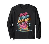 Pop Drop & Splash Flamingo Fun Water Maglia a Manica