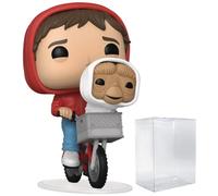 POP E.T. The Extra-Terrestrial - Elliot con E.T. in Basket Funko Vinyl Figure (Bundled with Compatible Box Protector Case), Multicolore, 9,5 cm