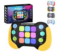 Pop Elettronico Gioco Giallo, Macchina da Gioco Fidget per Sensoriale, Giocattoli Sensoriali Fidget per Autismo, Rompicapo Veloce Giocattolo Manuale per Alleviare lo Stress Bambini e Adulti