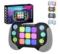 Pop Elettronico Gioco Nero, Macchina da Gioco Fidget per Sensoriale, Giocattoli Sensoriali Fidget per Autismo, Rompicapo Veloce Giocattolo Manuale per Alleviare lo Stress Bambini e Adulti