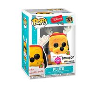 Funko Pop! Disney: Holiday - Pluto - Flocked - Esclusiva Amazon - Figura in Vinile da Collezione - Idea Regalo - Merchandising Ufficiale - Giocattoli per Bambini e Adulti - Movies Fans