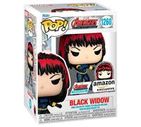 Funko Pop! Marvel: A60- Comic Black Widow With Enamel Pin - Marvel Comics - Fumetti Marvel - Esclusiva Amazon - Figura in Vinile da Collezione - Idea Regalo - Merchandising Ufficiale