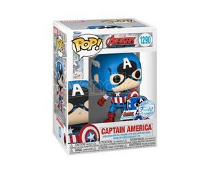 Pop Figura Marvel Los Vengadores Avengers Captain America Esclusiva Funko