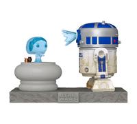 Funko Funko Pop! Deluxe - R2-D2 con Ologramma di Principessa Leia (Star Wars)