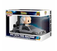 Pop Figure Rides Deluxe Regreso Al Futuro Doc With Time Machine
