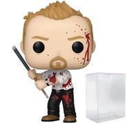 POP Film: Shaun of The Dead - Bloody Shaun Specialty Series Chase Limited Edition Esclusiva Figura in vinile Funko (Bundled con custodia protettiva per scatola compatibile), multicolore, 9,5 cm