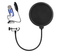 Pop Filter, Telefono POP Filter - Registrazione del Telefono Wind Shield - Protezione professionale a doppio strato con collo in regolazione flessibile per registrare il doppiaggio