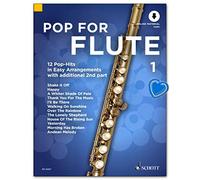 Pop For Flute - attuale Pop Songs, famosi film Songs e intramontabile Evergreens in semplici composizioni - Note LIBRO con CD e con colorato herzfoermiger Note KLAMMER